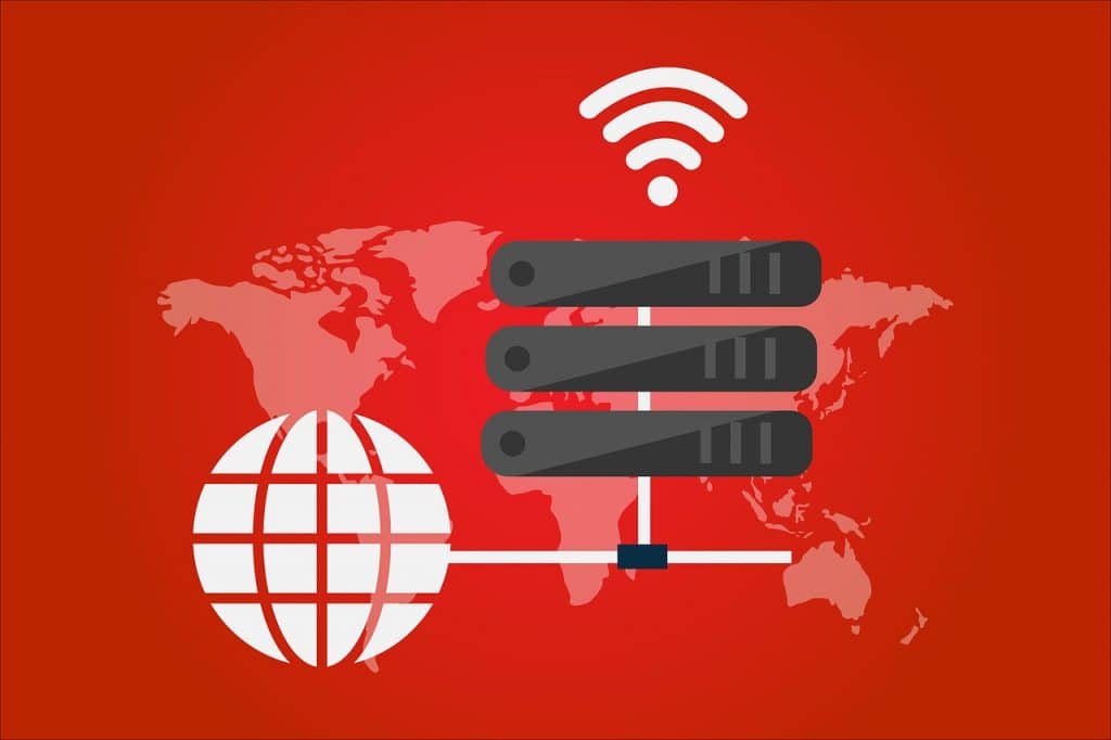 VPN logo and diagram.